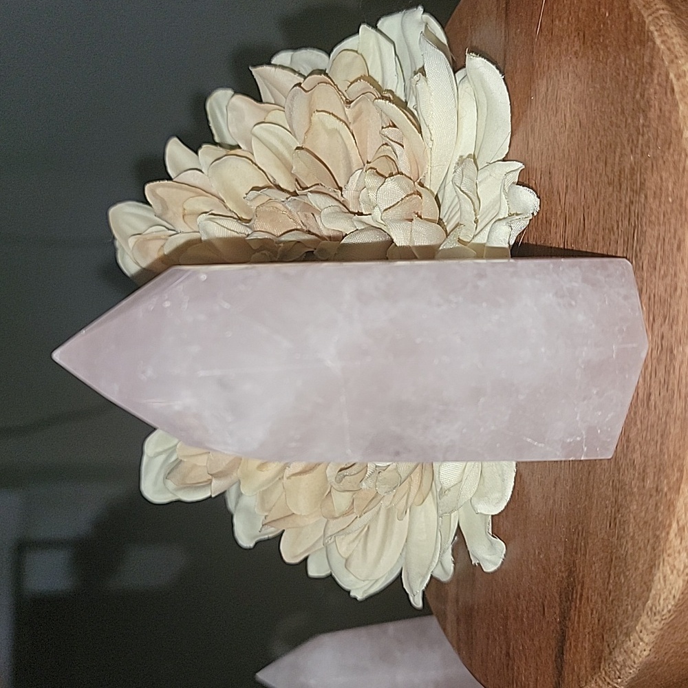 Rose Quartz Tower Gift Crystal Gemstone New Bohemian